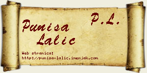 Puniša Lalić vizit kartica